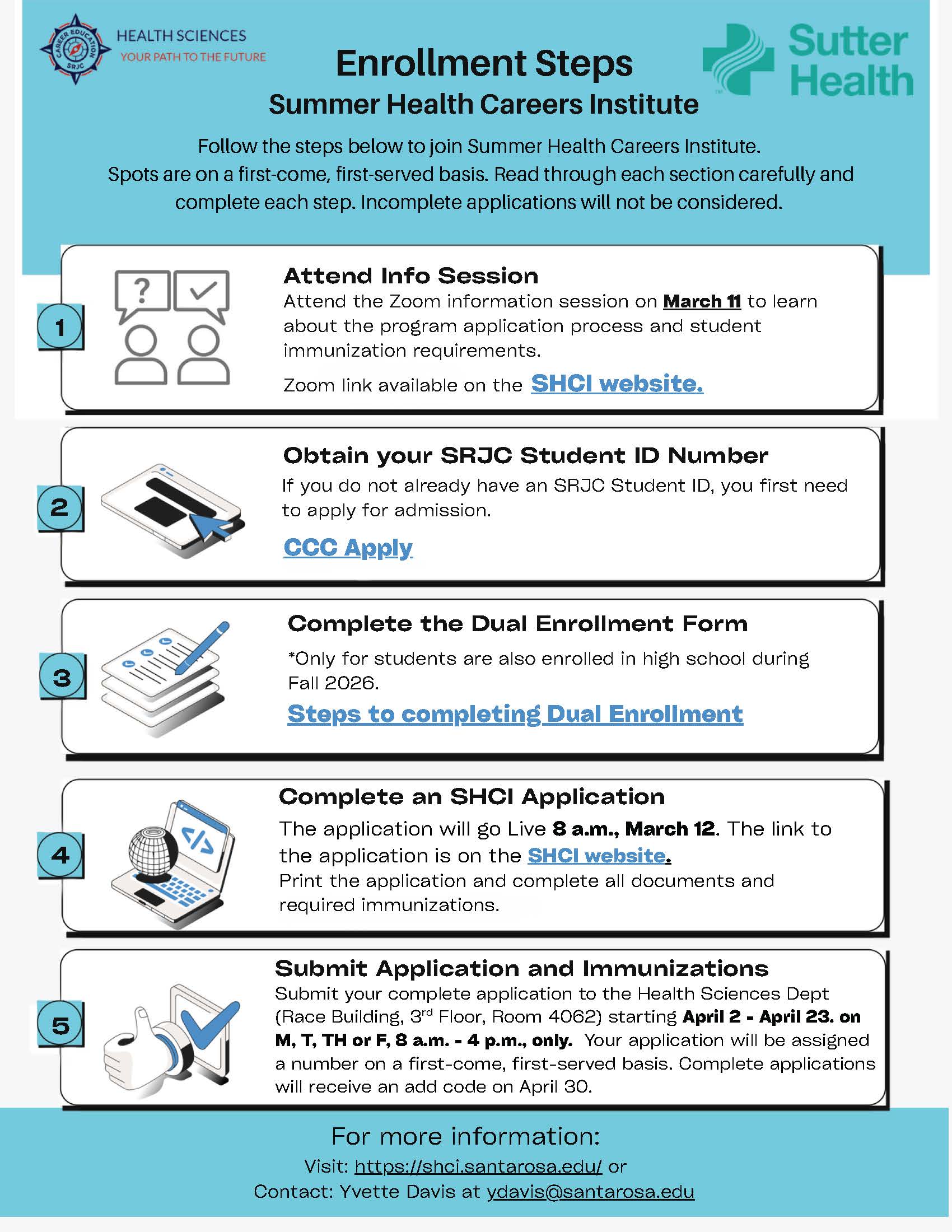 SHCI Enrollment Steps - English version